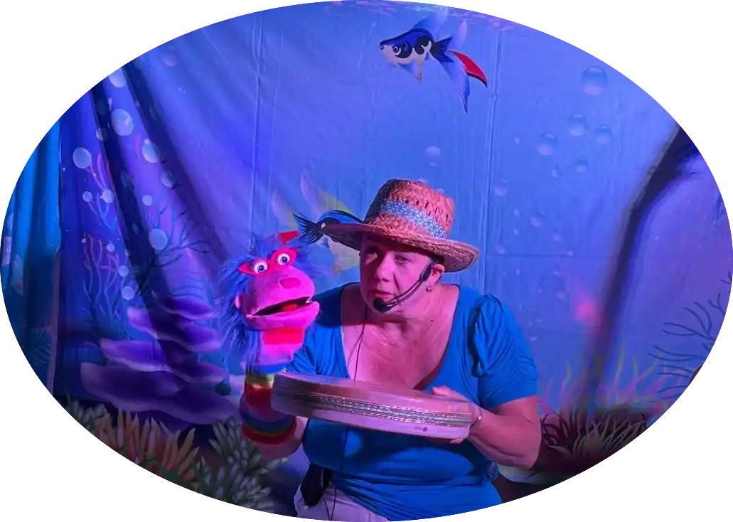marionnette violette